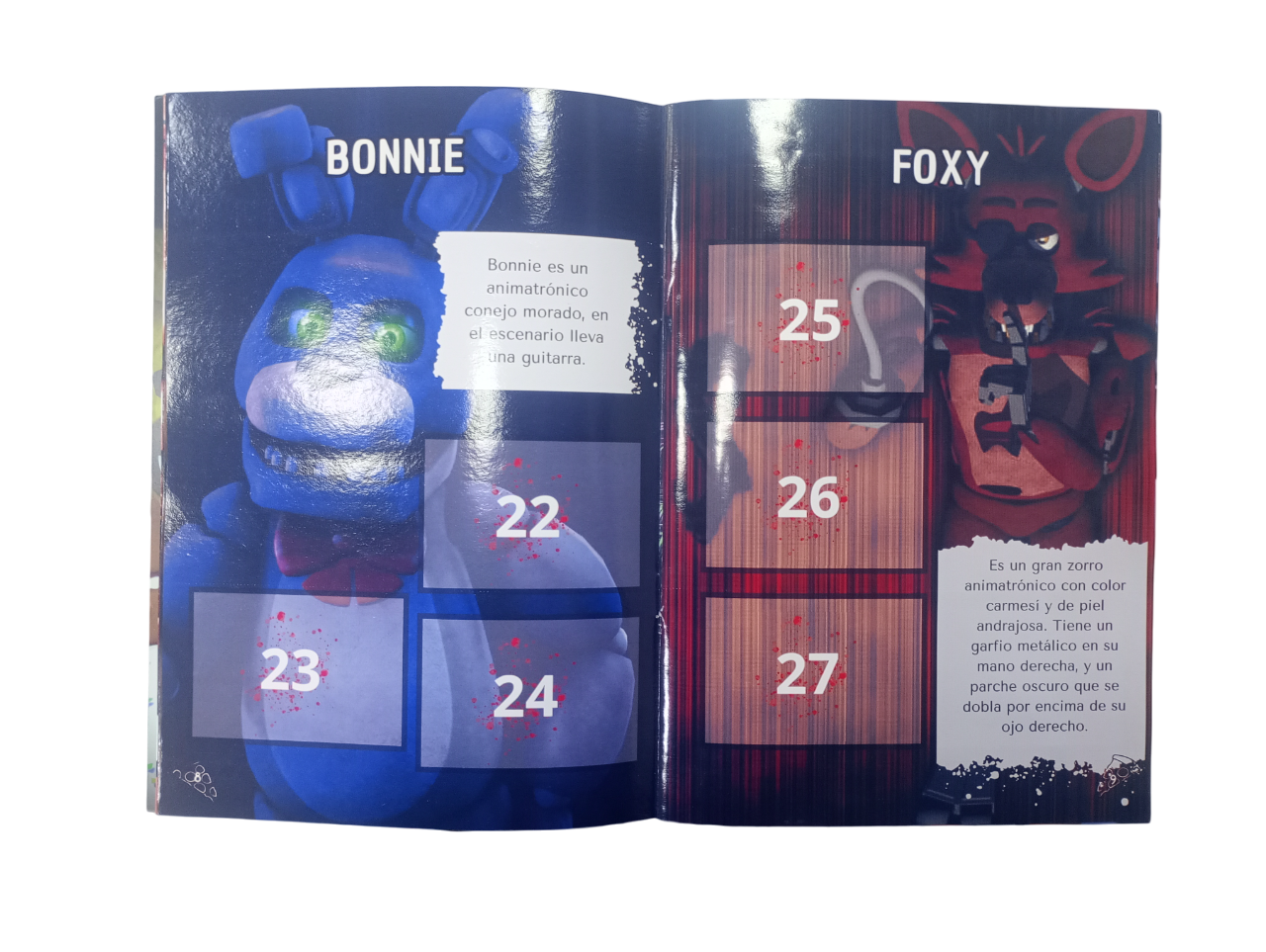 Mini Álbum Five Nights at Freddy´s + Todas Sus Láminas A Pegar-3