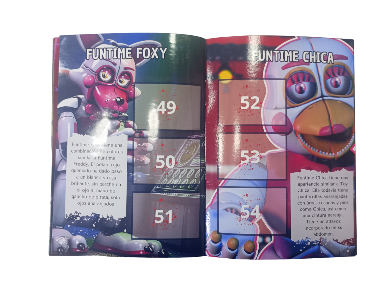 Mini Álbum Five Nights at Freddy´s + Todas Sus Láminas A Pegar-4