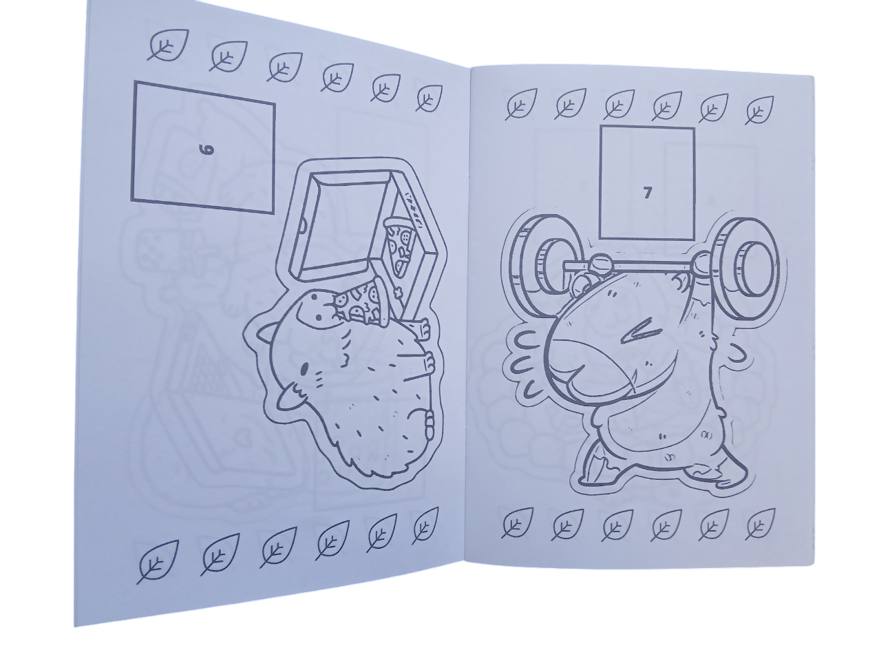 Libro Para Pintar Capibara con stickers-1