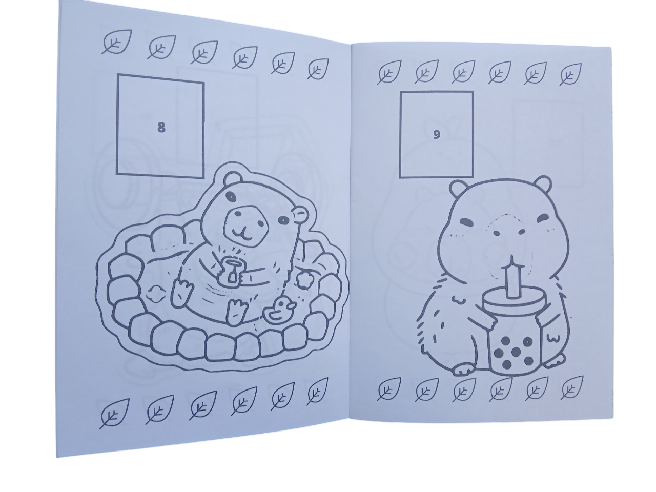 Libro Para Pintar Capibara con stickers-2