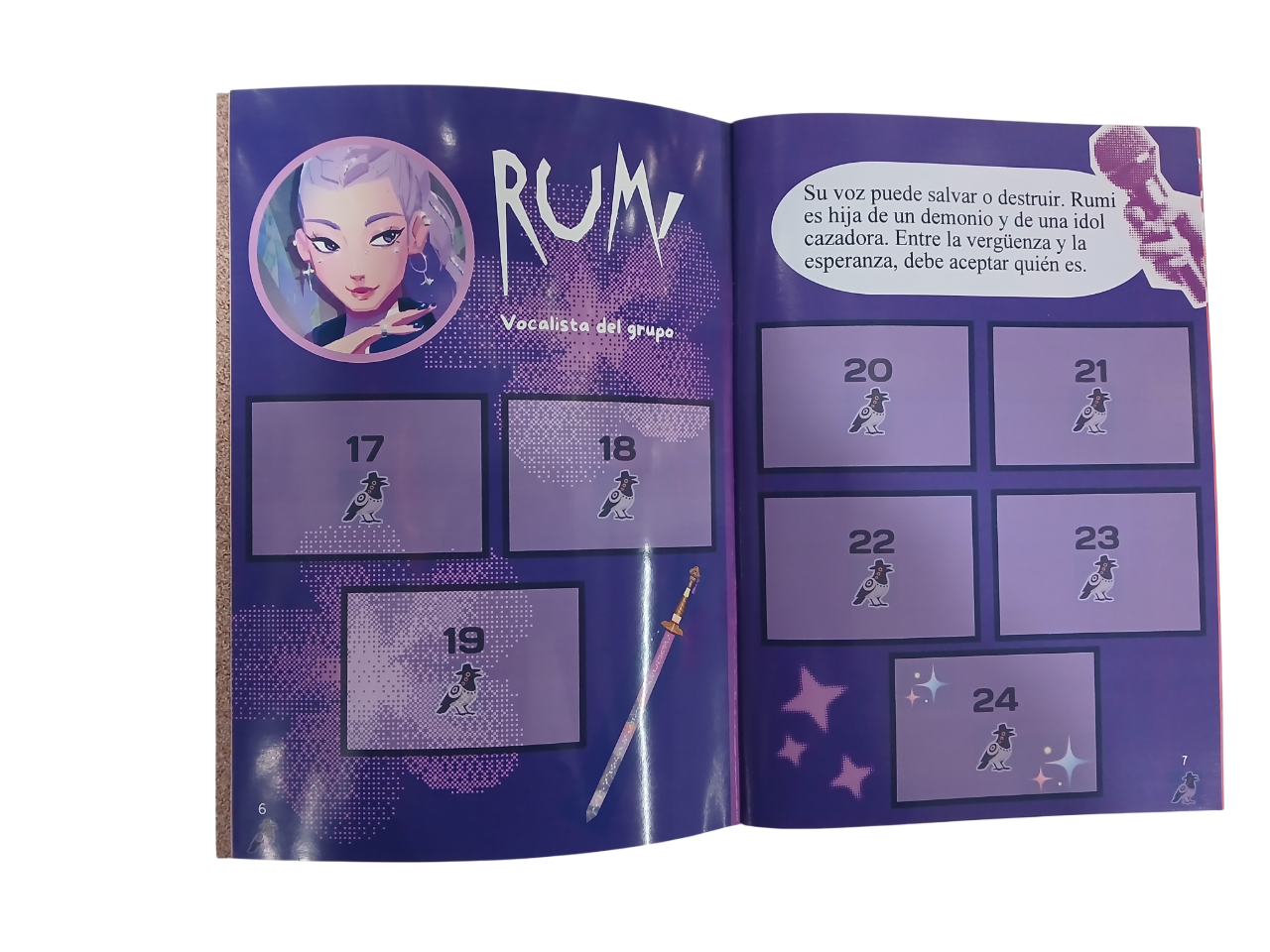 Mini Álbum Kpop Demon Hunter + Todas Sus Láminas A Pegar-3