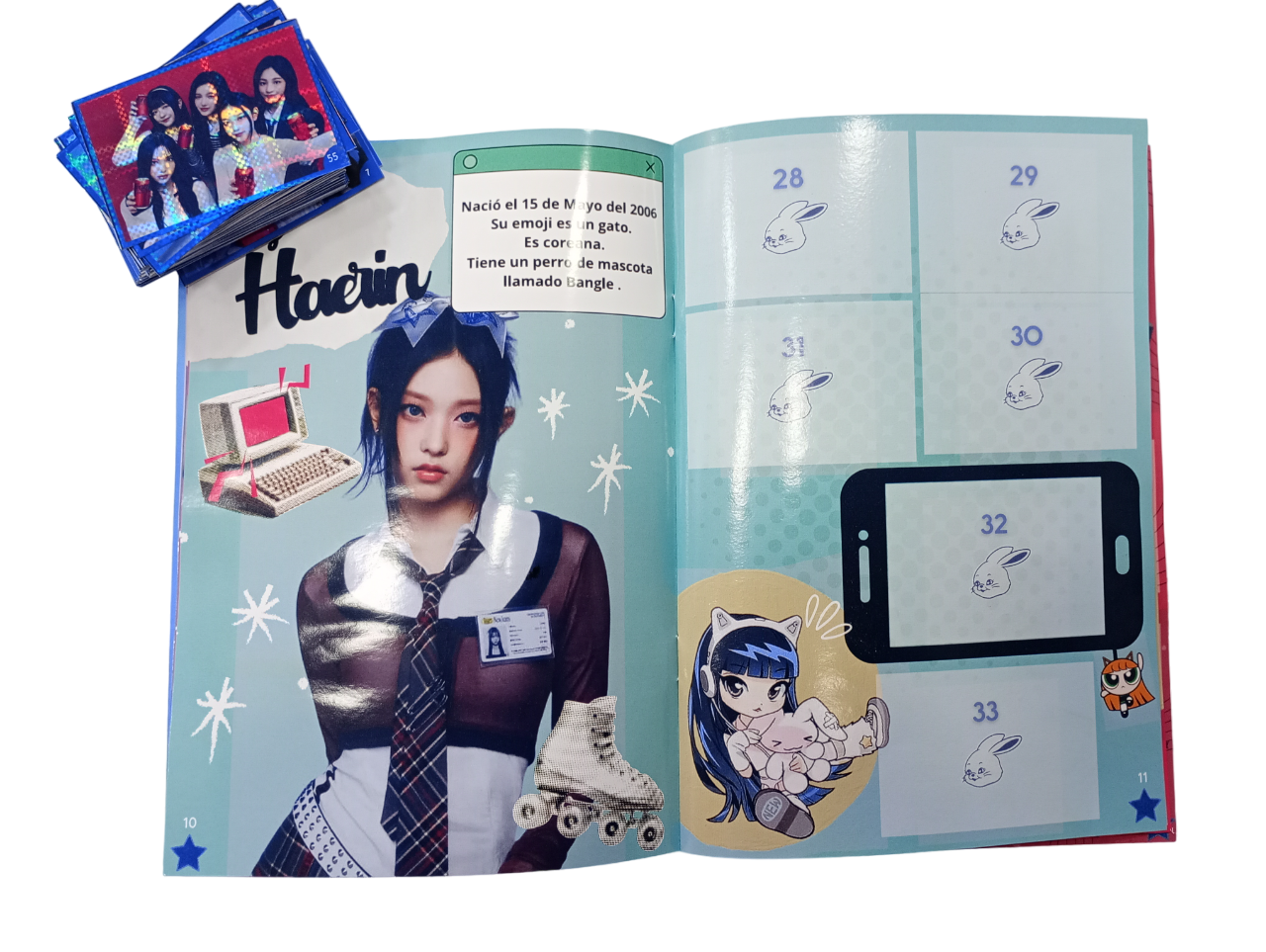 Mini Álbum New Jeans + Todas Sus Láminas A Pegar-3