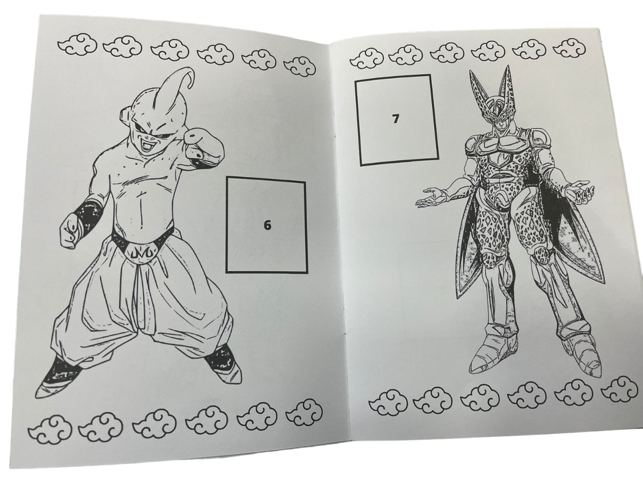 Libro para pintar Dragón Ball Z con stickers-2