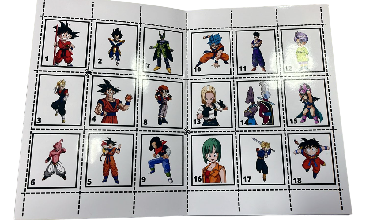 Libro para pintar Dragón Ball Z con stickers-4