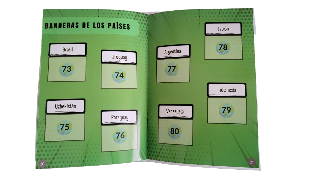 Mini Álbum Countryballs + Todas Sus Láminas a pegar-2