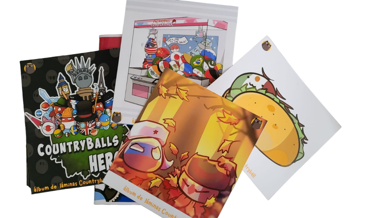 Mini Álbum Countryballs + Todas Sus Láminas a pegar-7