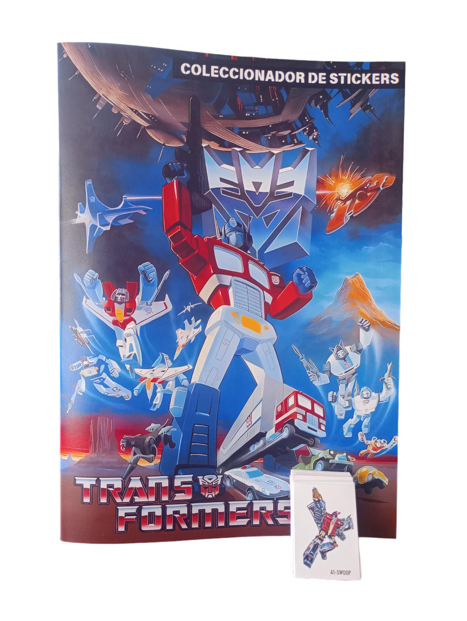Transformer Coleccionador de stickers + todas sus láminas-1