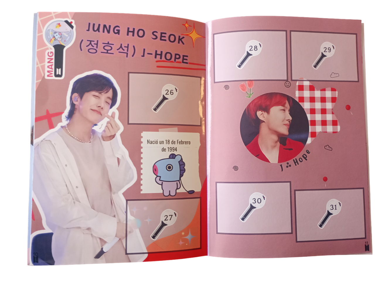 Mini Álbum BTS + Todas Sus Láminas A Pegar-3