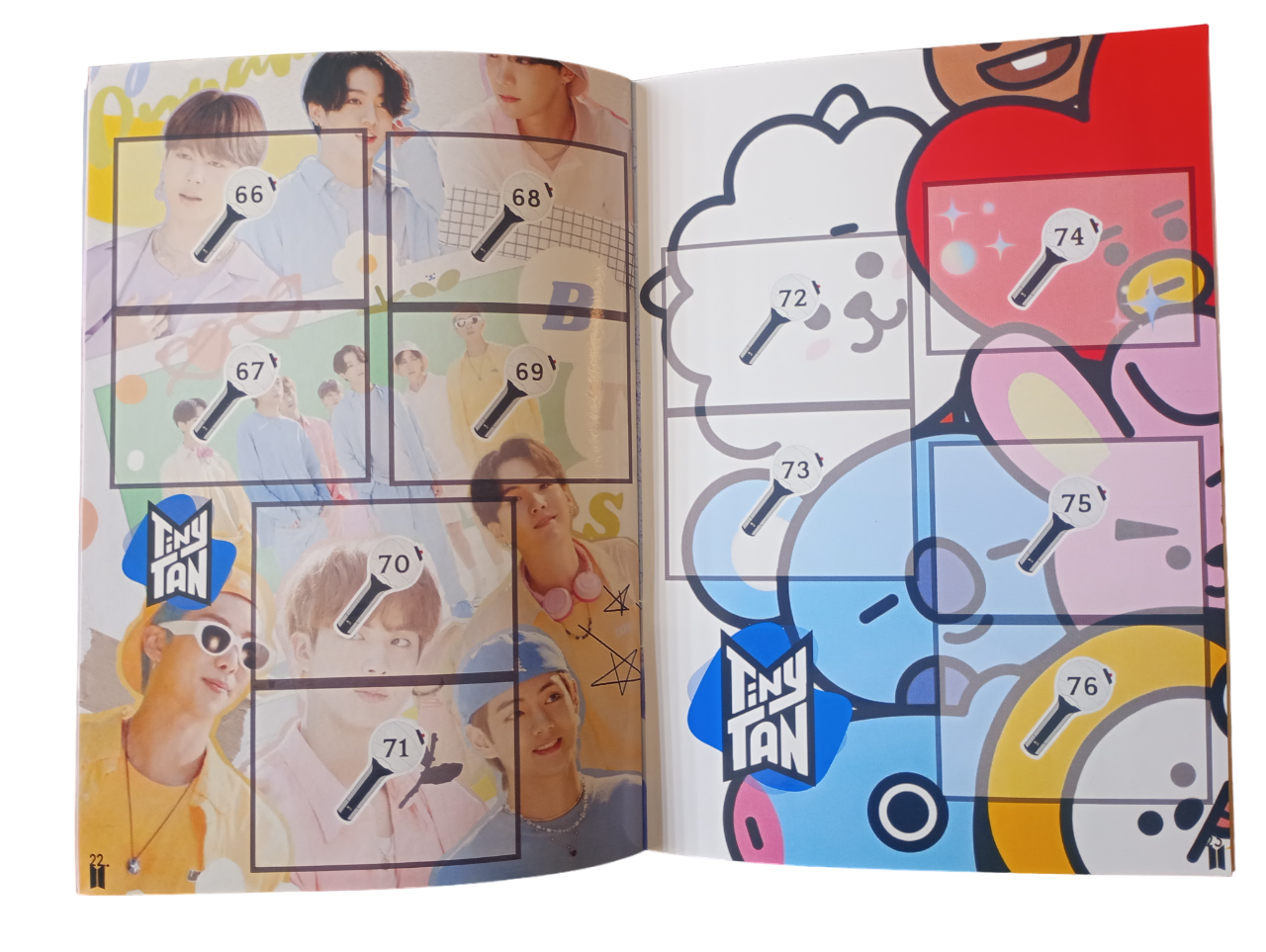 Mini Álbum BTS + Todas Sus Láminas A Pegar-4