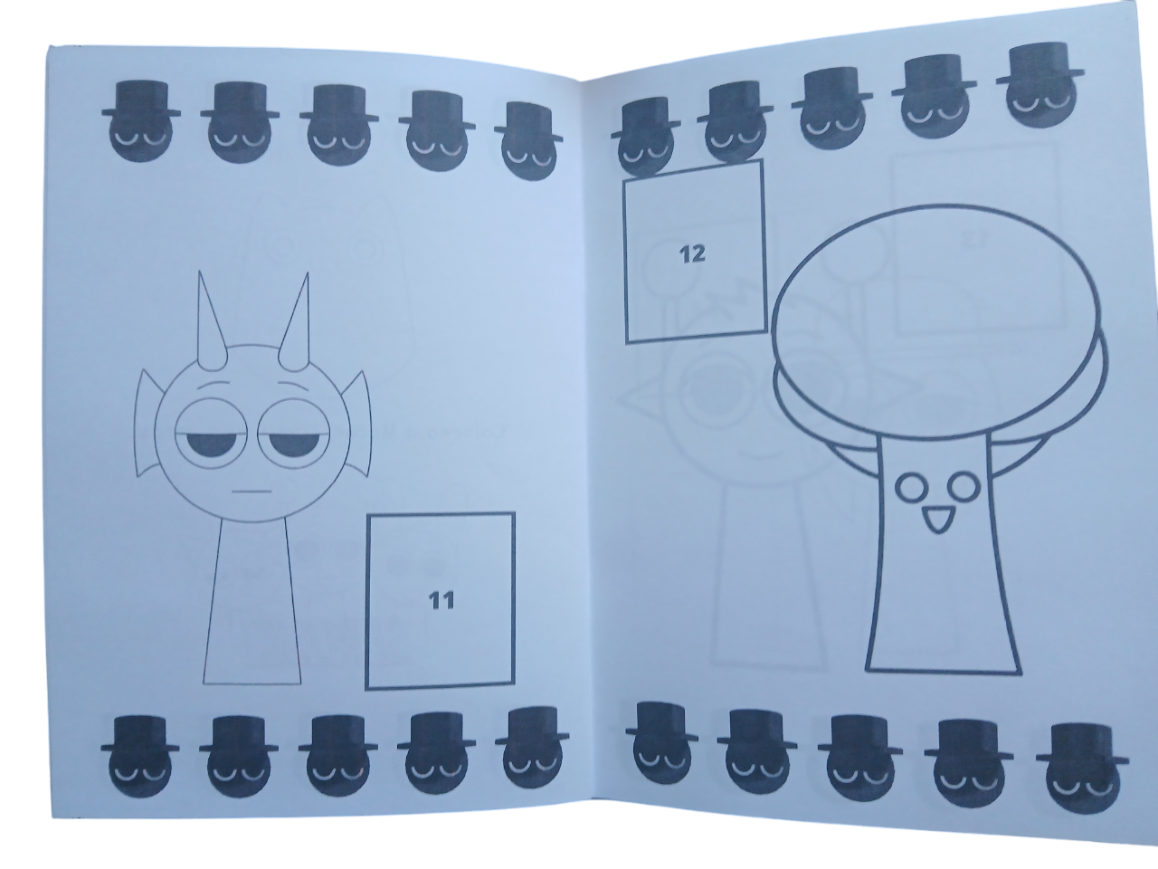 Libro Para Pintar Sprunki con stickers-2