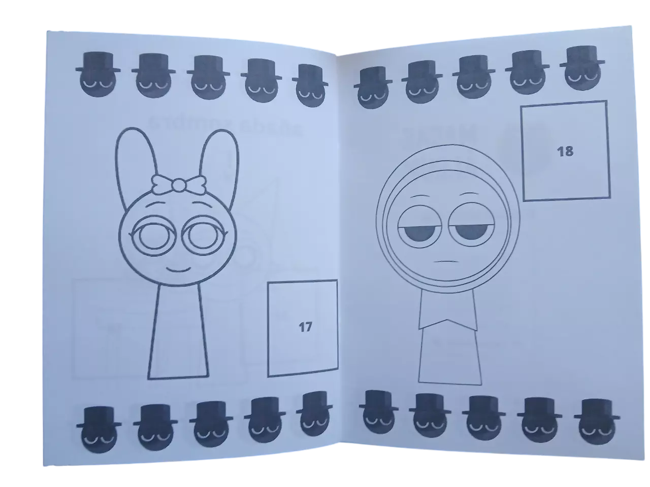 Libro Para Pintar Sprunki con stickers-3