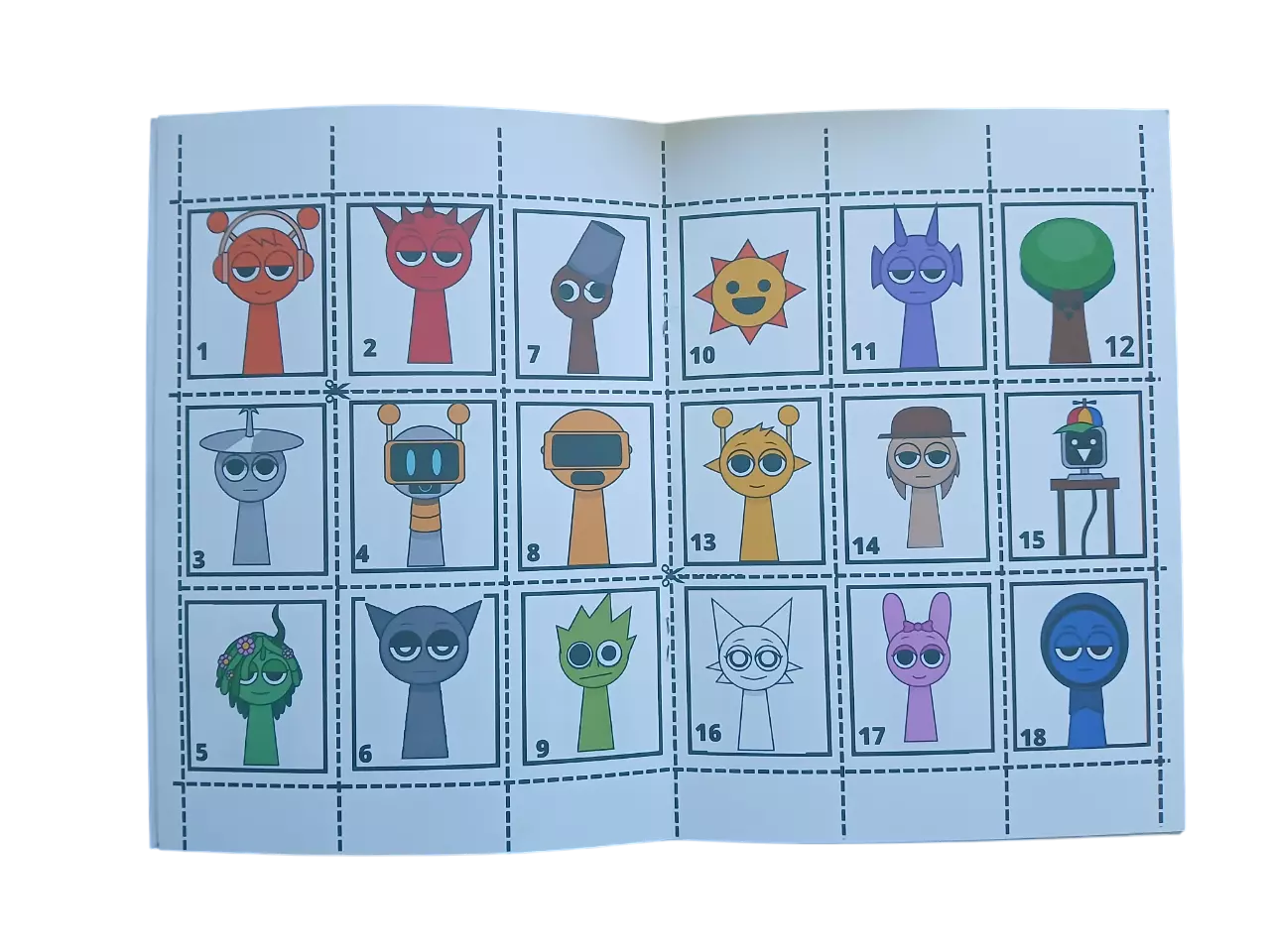 Libro Para Pintar Sprunki con stickers-4