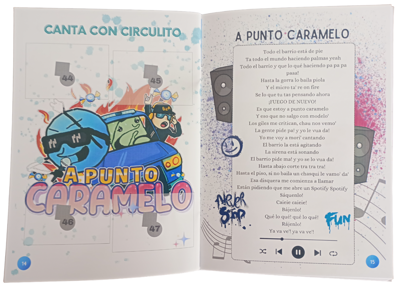 Mini álbum Cuadradito y Circulito + Todas Sus Láminas A Pegar-5