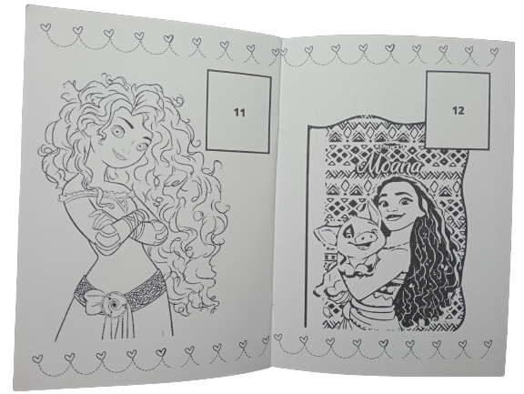 Libro Para Pintar Princesas con stickers-3