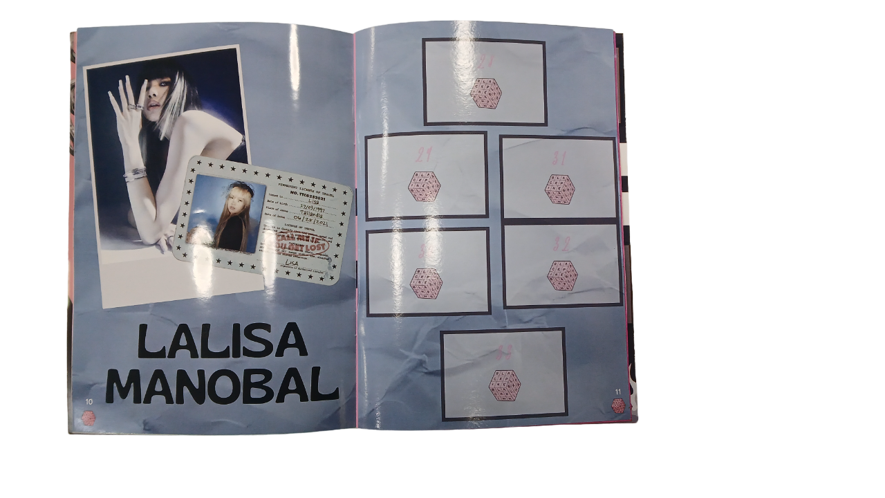 Mini Álbum Black Pink + Todas Sus Láminas A Pegar-4