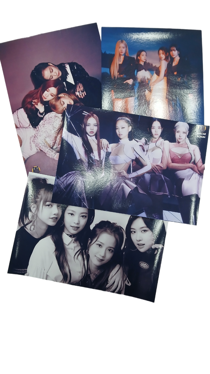 Mini Álbum Black Pink + Todas Sus Láminas A Pegar-7