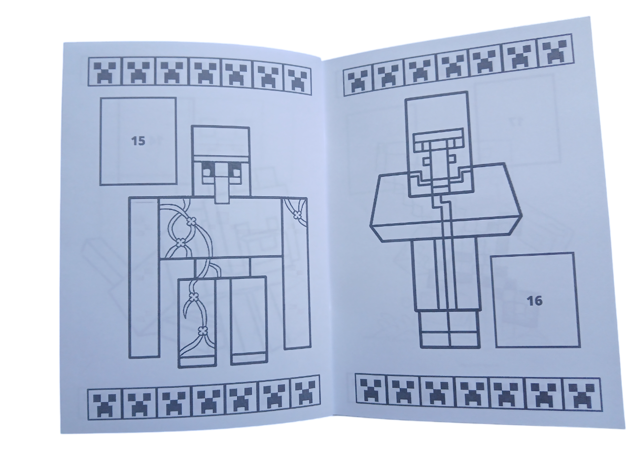 Libro Para Pintar Minecraft con stickers-3