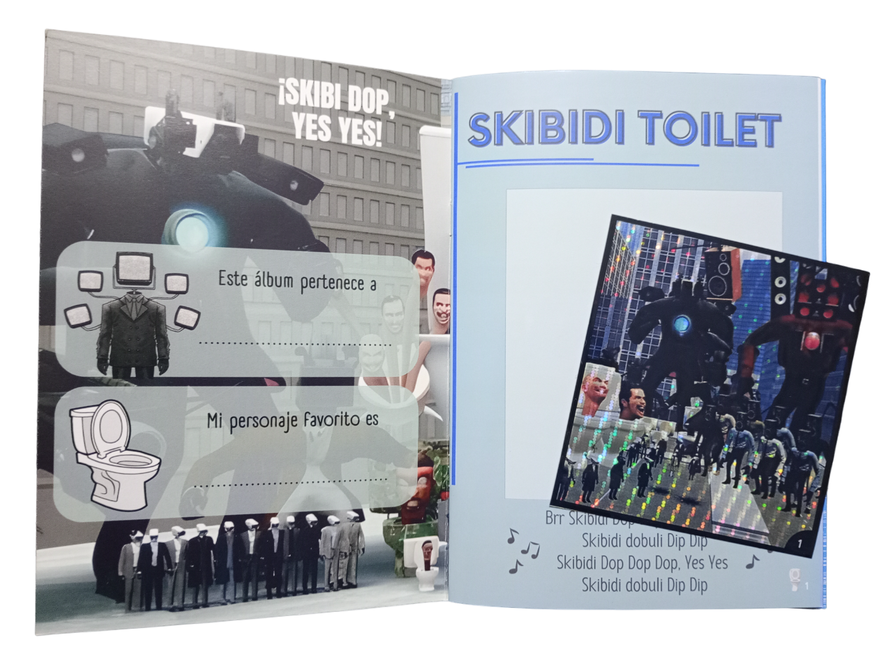 MINI ÁLBUM SKIBIDI TOILET + TODAS SUS LÁMINAS-2