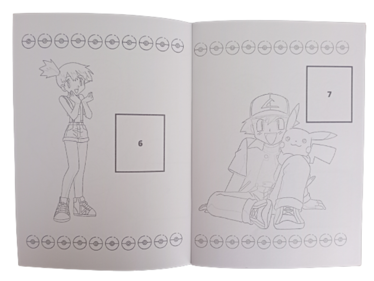 Libro Para Pintar Pokemón con stickers-2