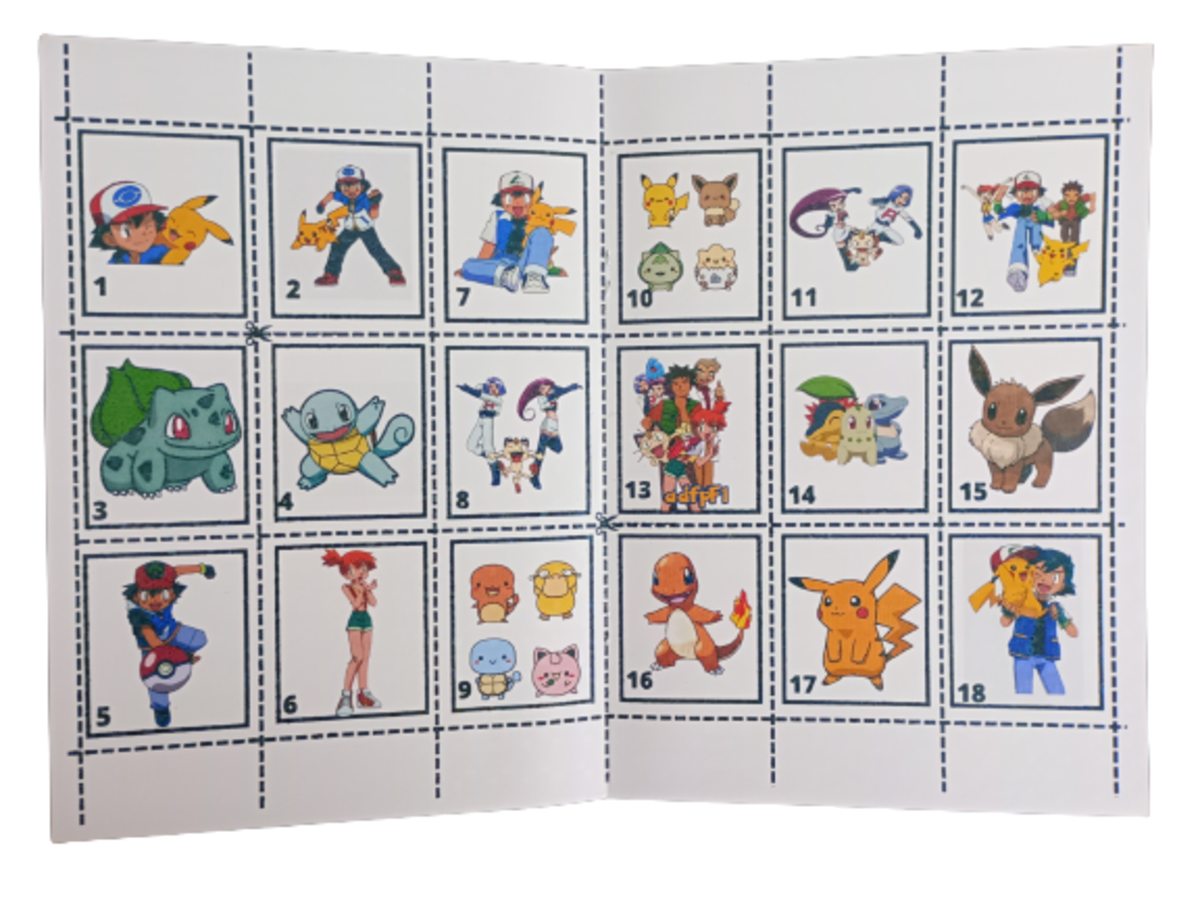 Libro Para Pintar Pokemón con stickers-4