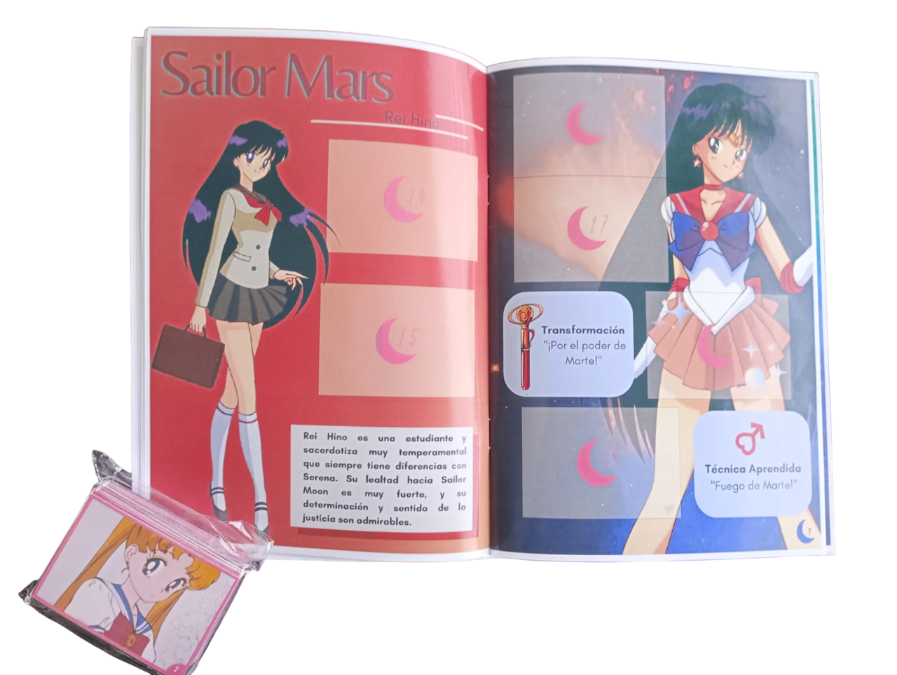 Mini Álbum Sailor Moon + Todas Sus Láminas A Pegar-3