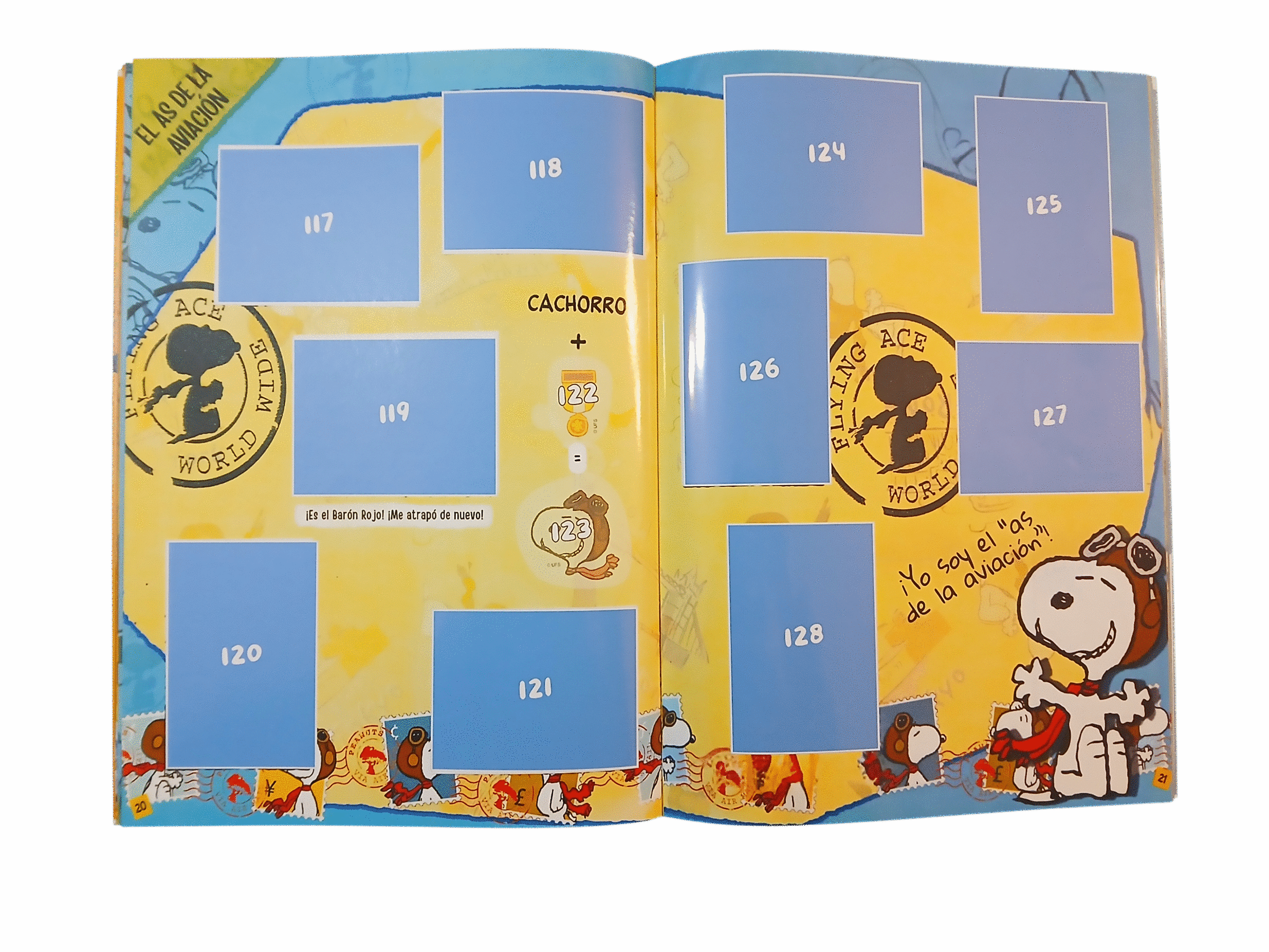 Álbum Snoopy + TODAS SUS LÁMINAS A PEGAR -2