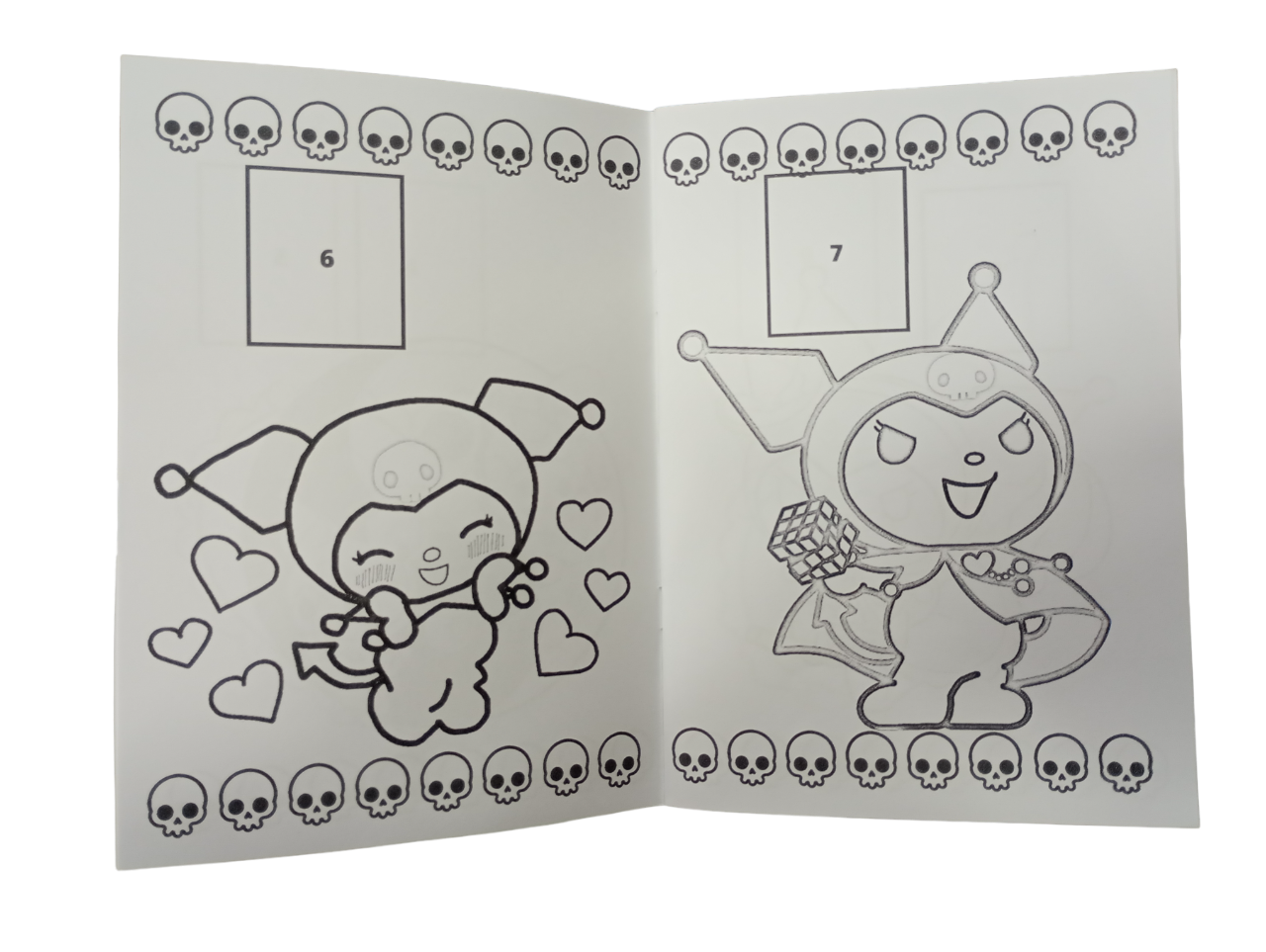 Libro Para Pintar Kuromi con stickers-1