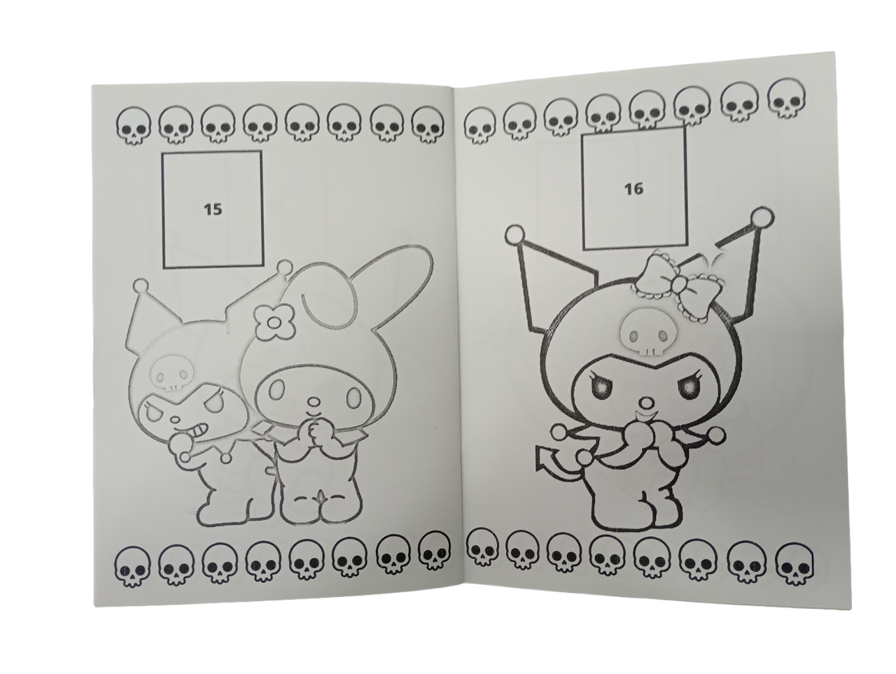 Libro Para Pintar Kuromi con stickers-3