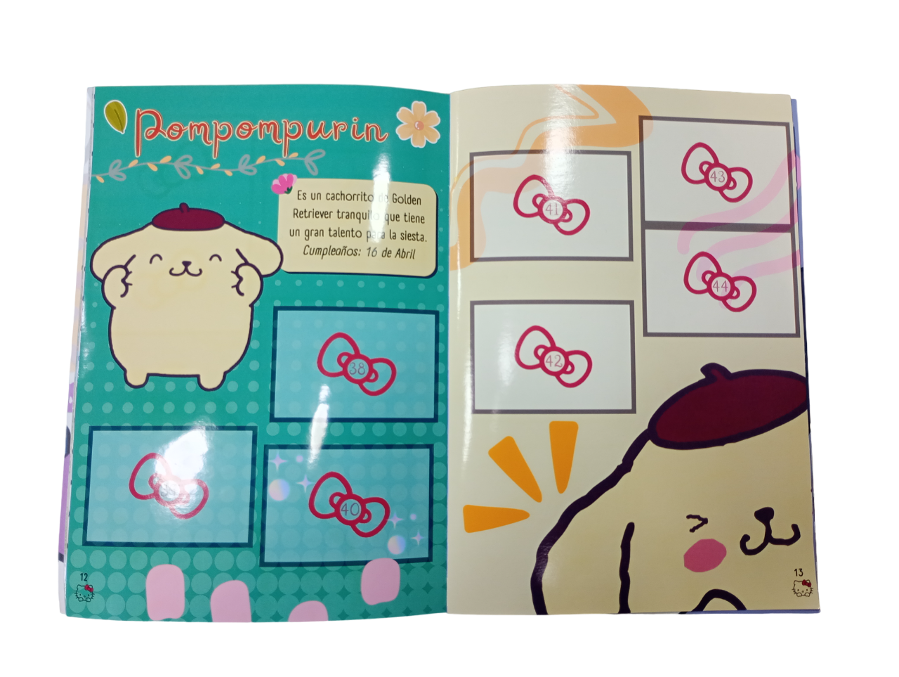 Mini Álbum Hello Kitty y sus amigos + Todas Sus Láminas A Pegar-5
