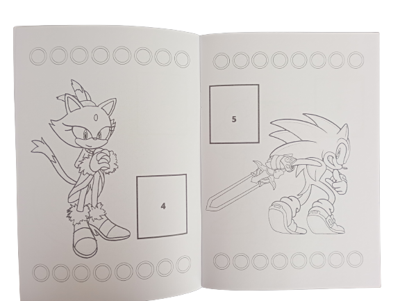 Libro Para Pintar Sonic vol 2 con stickers-2
