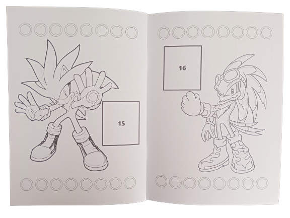 Libro Para Pintar Sonic vol 2 con stickers-3