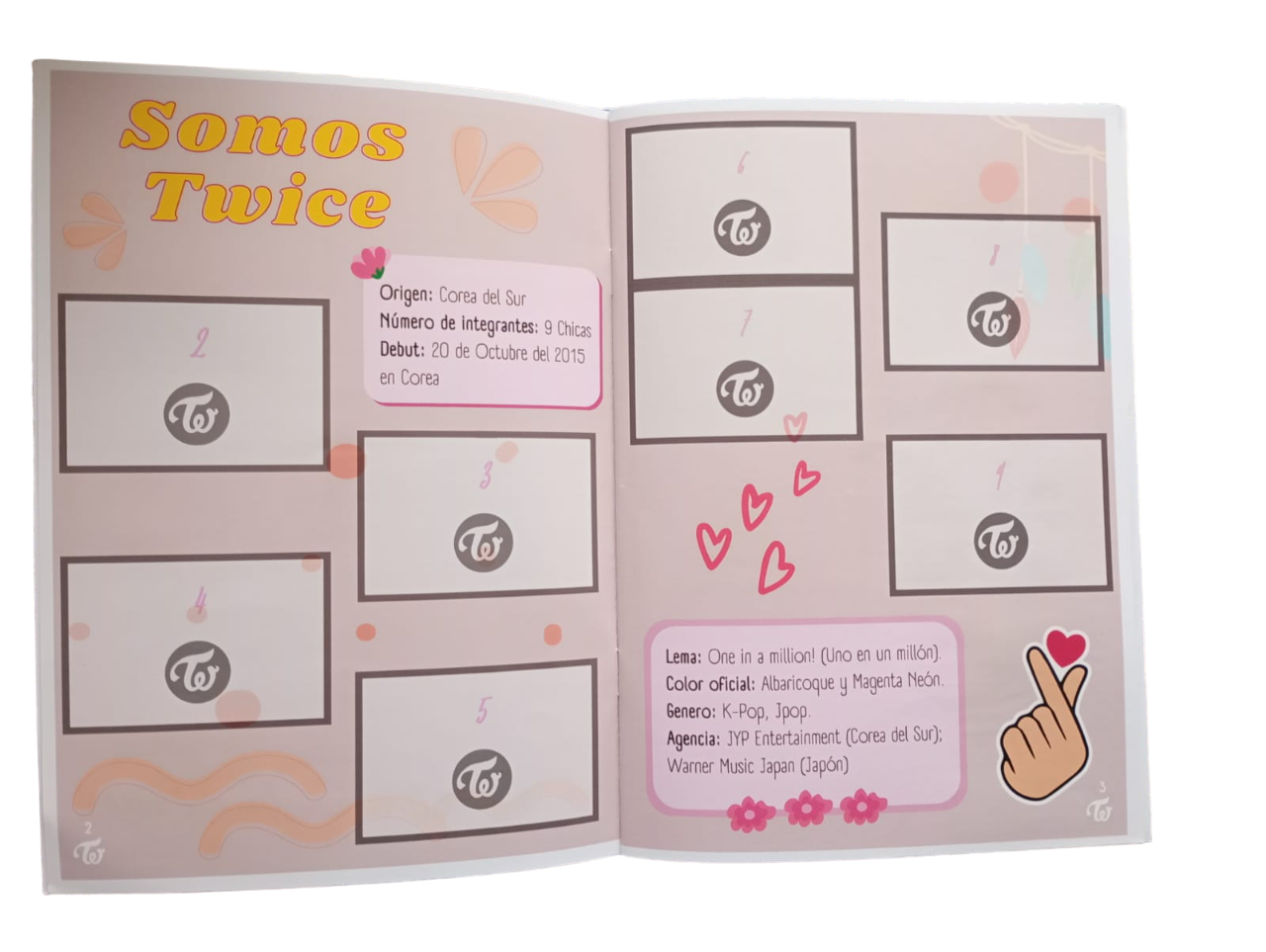 Mini Álbum Twice + TODAS SUS LÁMINAS A PEGAR-2