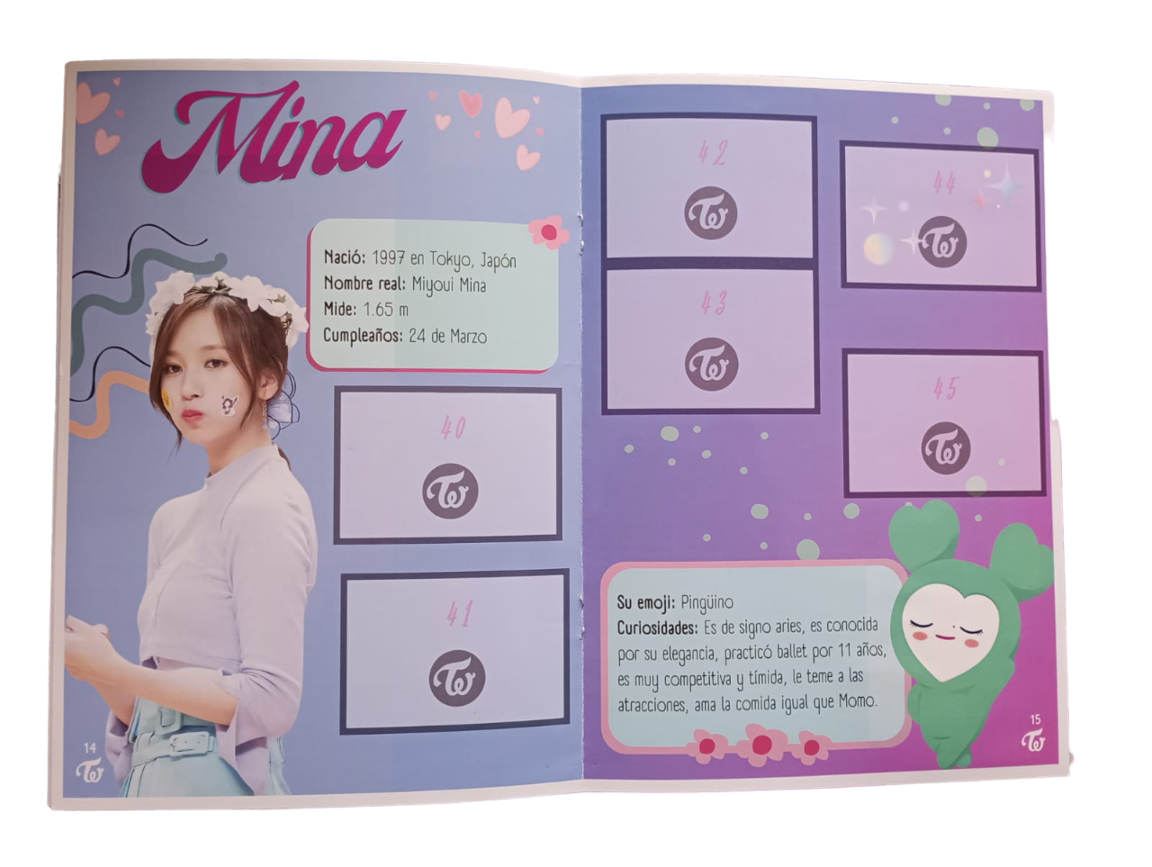 Mini Álbum Twice + TODAS SUS LÁMINAS A PEGAR-3