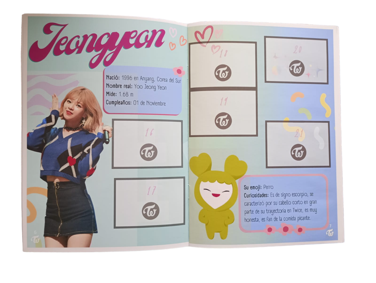 Mini Álbum Twice + TODAS SUS LÁMINAS A PEGAR-4