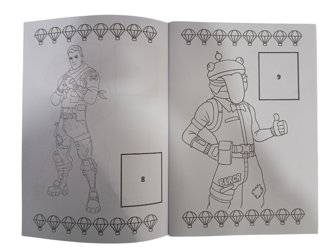 Libro Para Pintar Fortnite con stickers-2