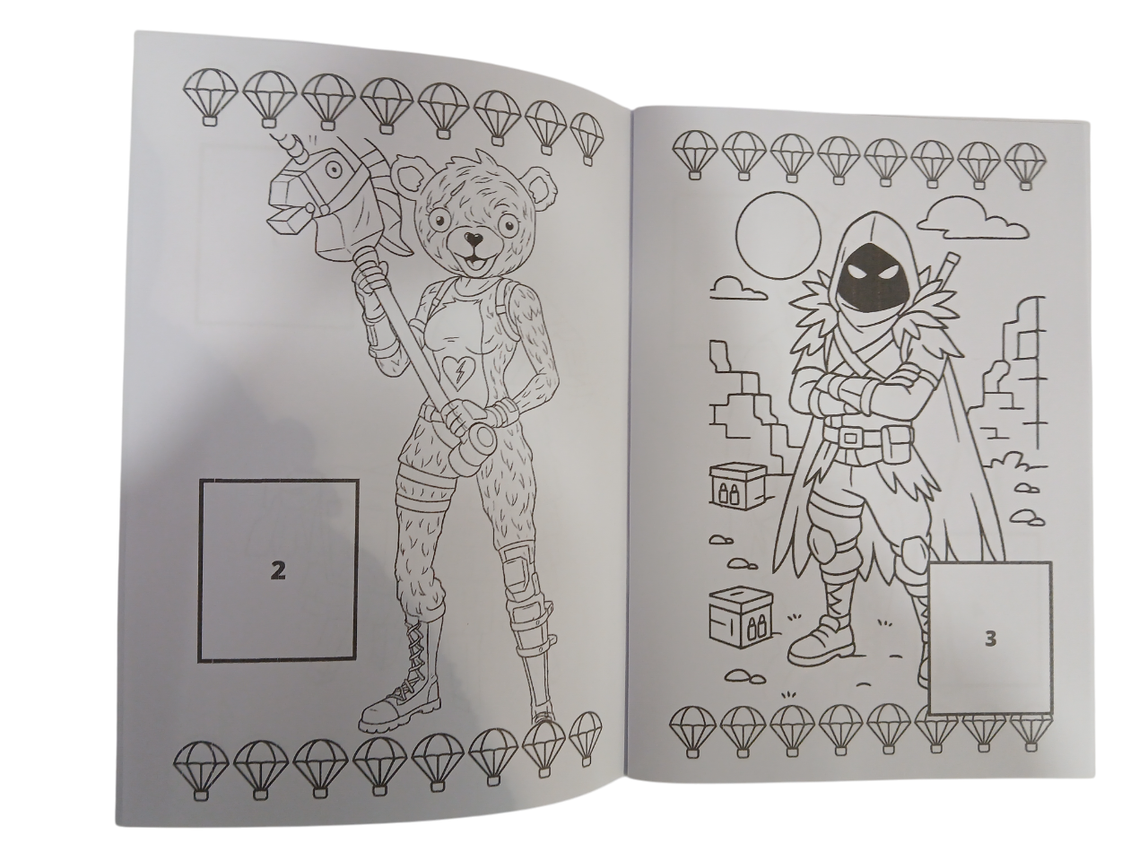 Libro Para Pintar Fortnite con stickers-3
