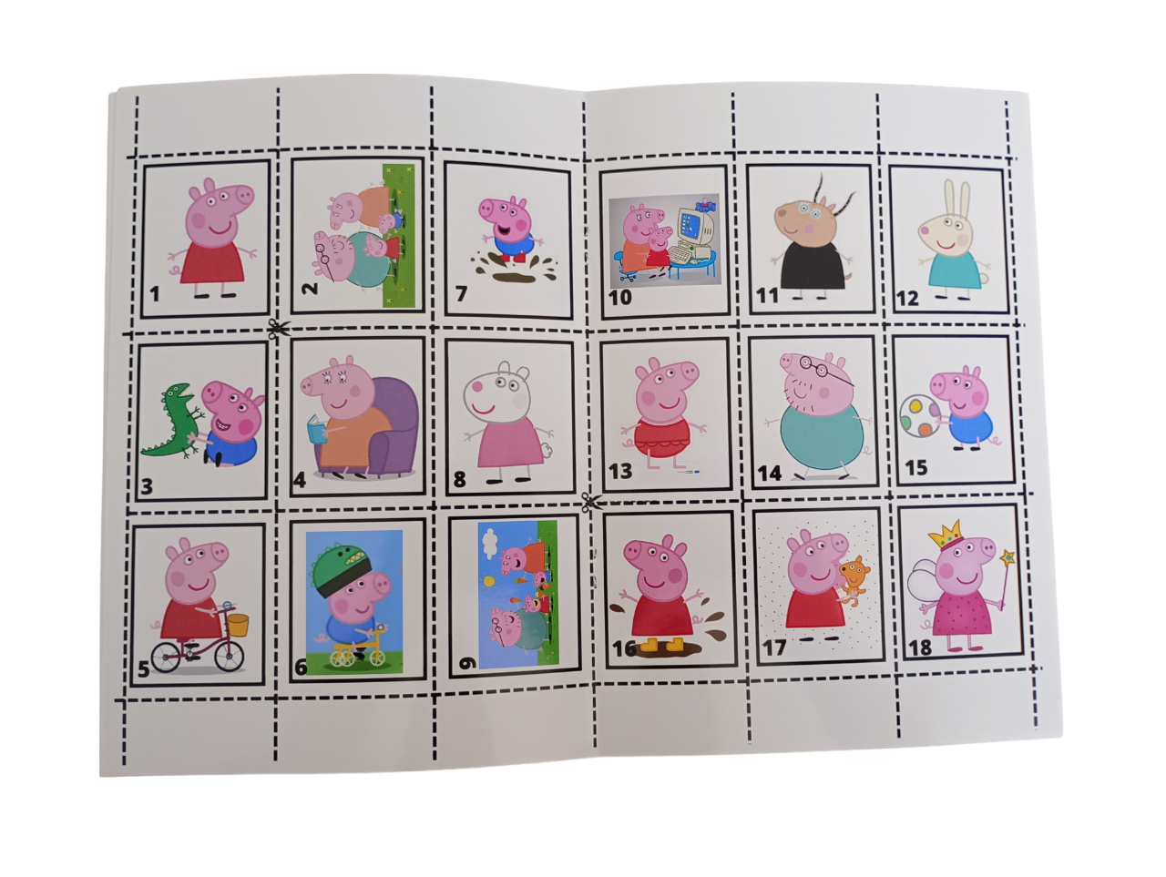 Libro para pintar Peppa Pig con stickers-4
