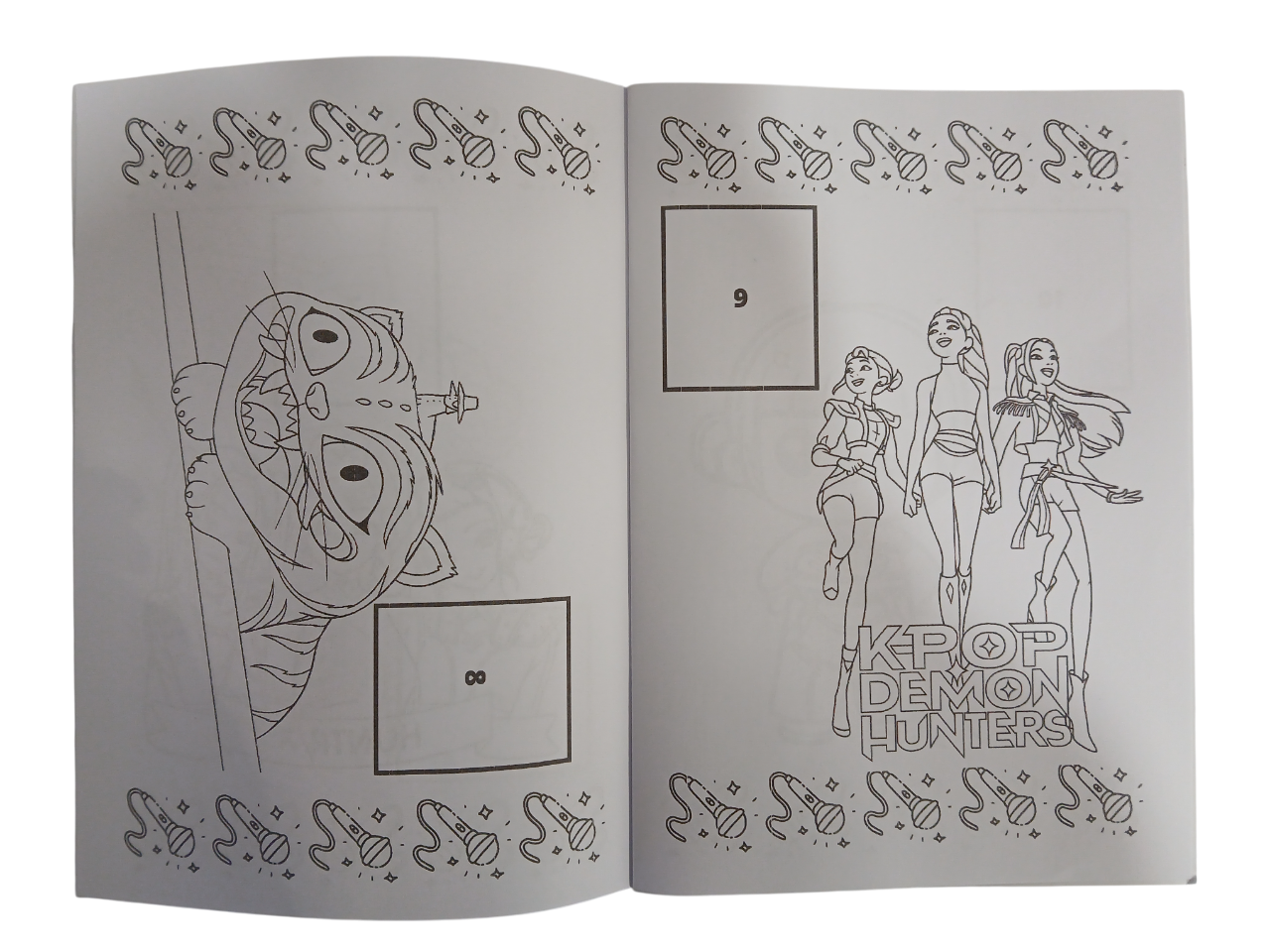 Libro Para Pintar Kpop Demon Hunter con stickers-2