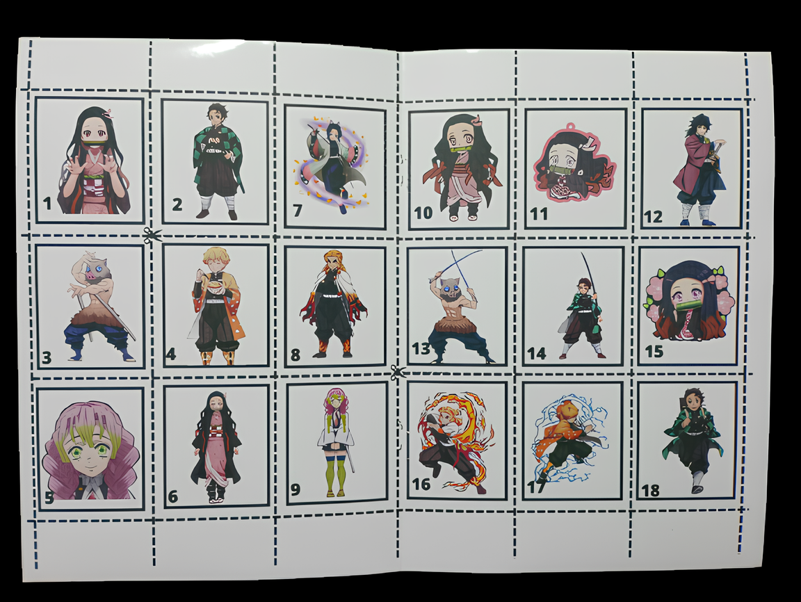 Libro Para Pintar Demon Slayer con stickers-3