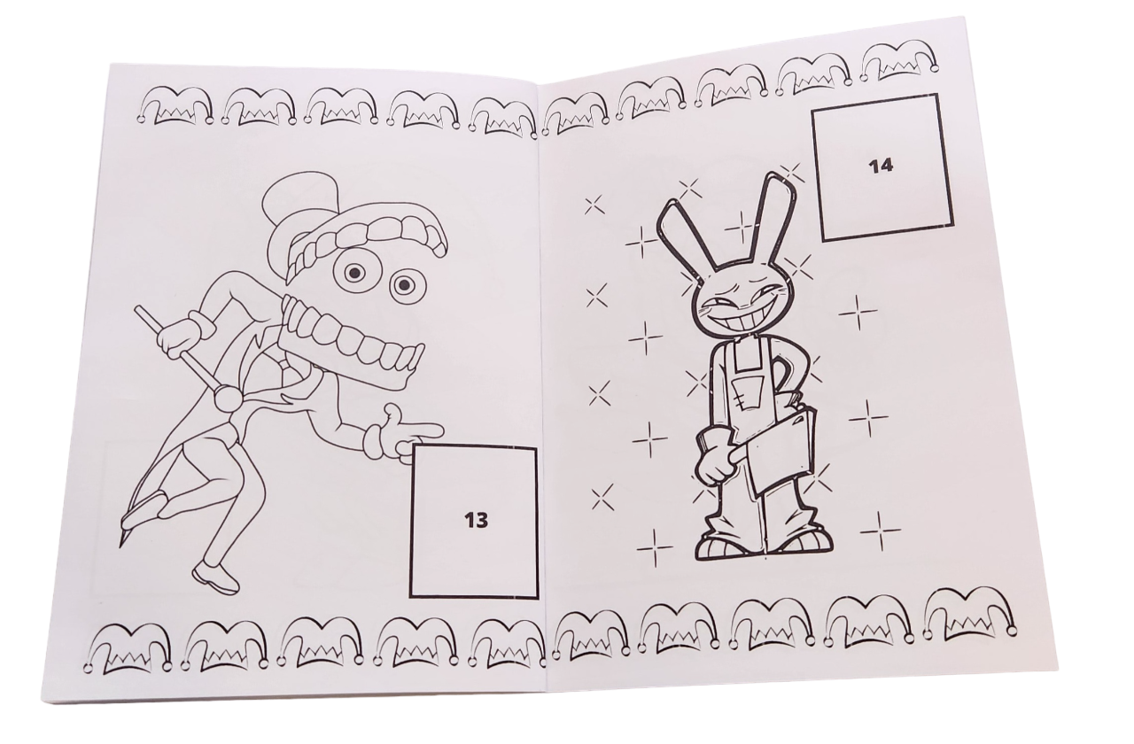 Libro Para Pintar Circo Digital con stickers-1