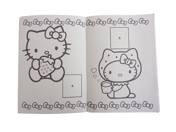 Libro Para Pintar Hello Kitty con stickers-2