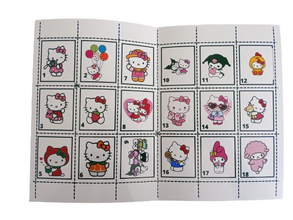 Libro Para Pintar Hello Kitty con stickers-4