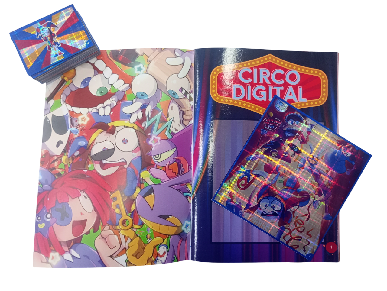 Mini álbum Circo Digital + Todas Sus Láminas A Pegar-2