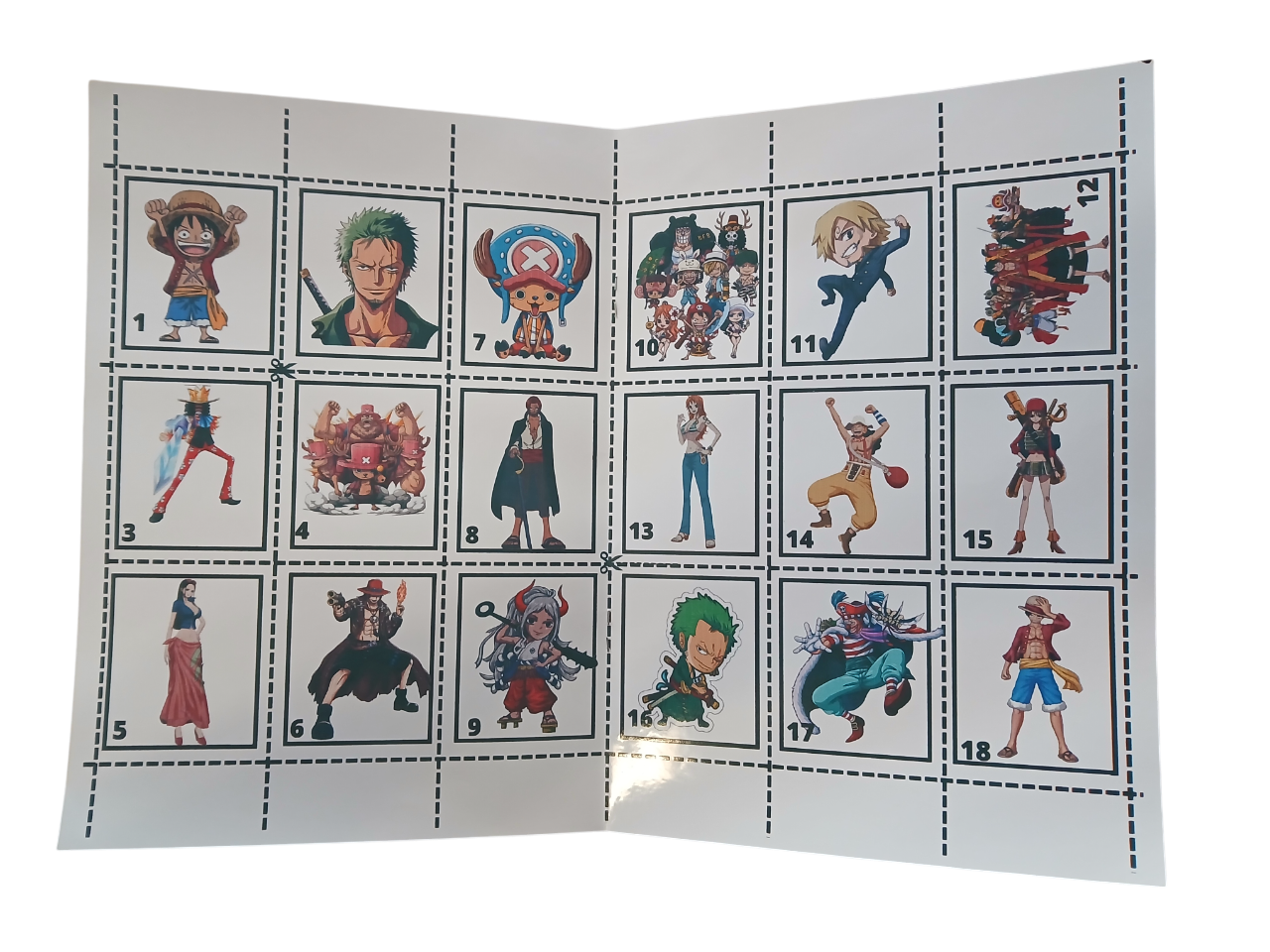 Libro Para Pintar One Piece con stickers-4