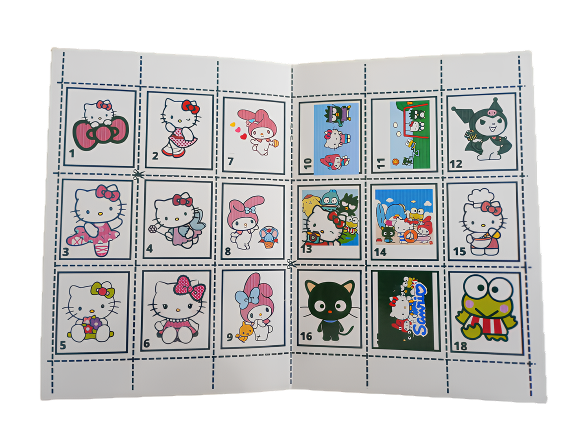 Libro Para Pintar Hello Kitty vol 2 con stickers-4