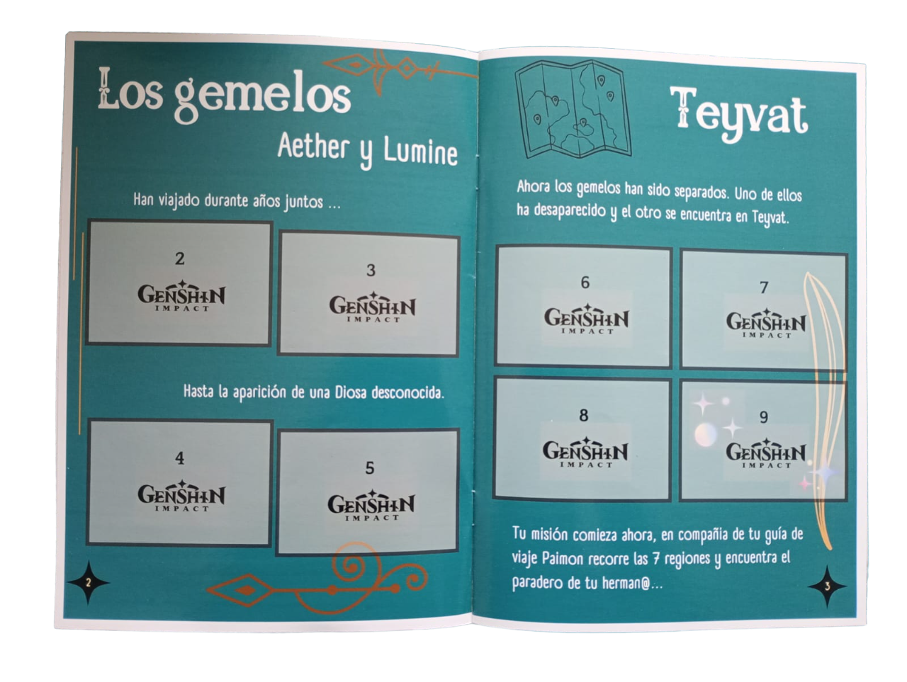 Mini Álbum Genshin Impact + Todas Sus Láminas A Pegar-1