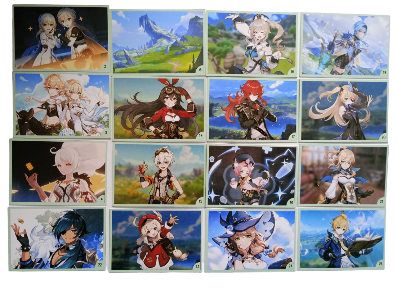 Mini Álbum Genshin Impact + Todas Sus Láminas A Pegar-5