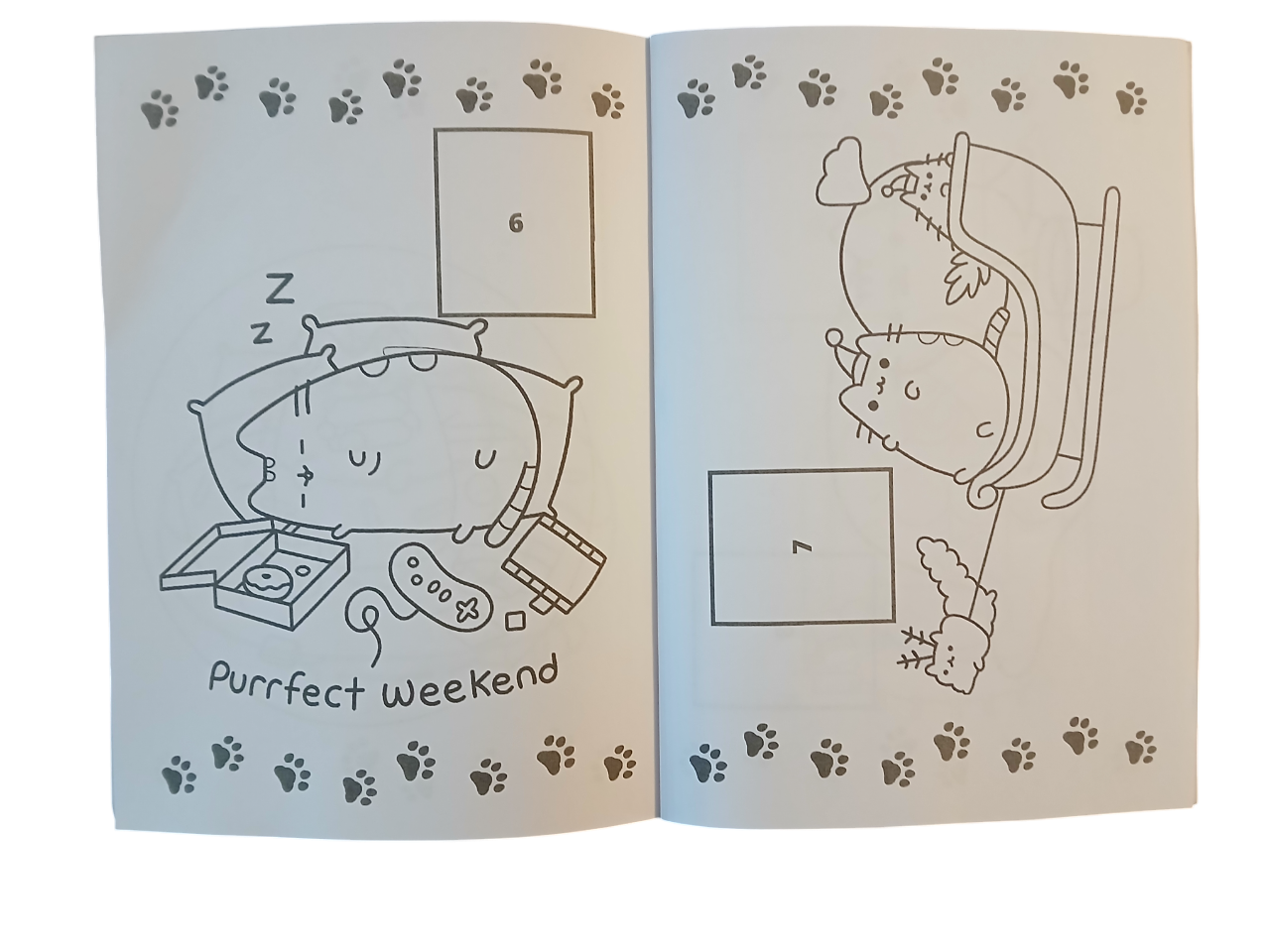 Libro para pintar Pusheen con stickers-2