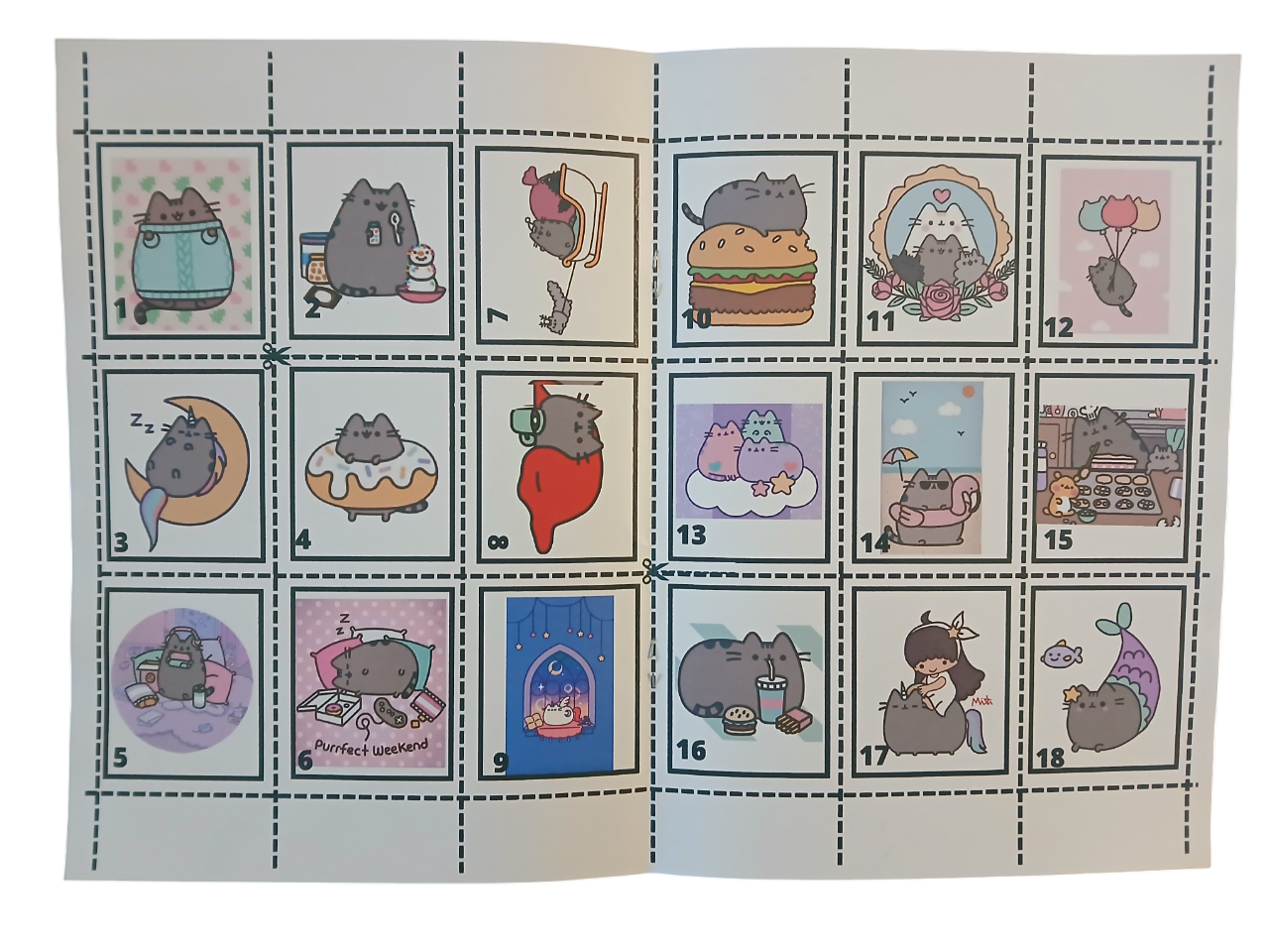 Libro para pintar Pusheen con stickers-4