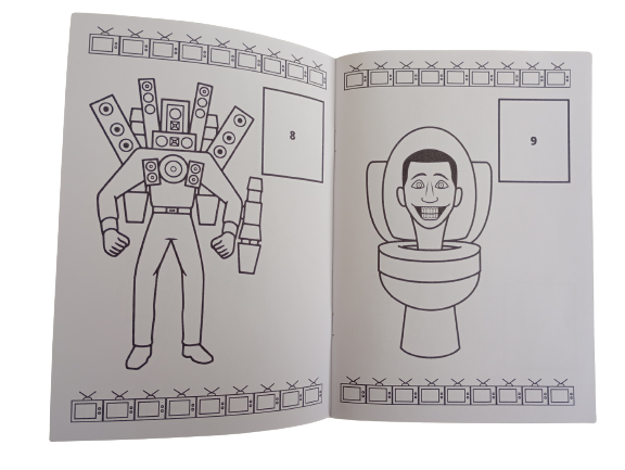 Libro Para Pintar Skibidi Toilet-2